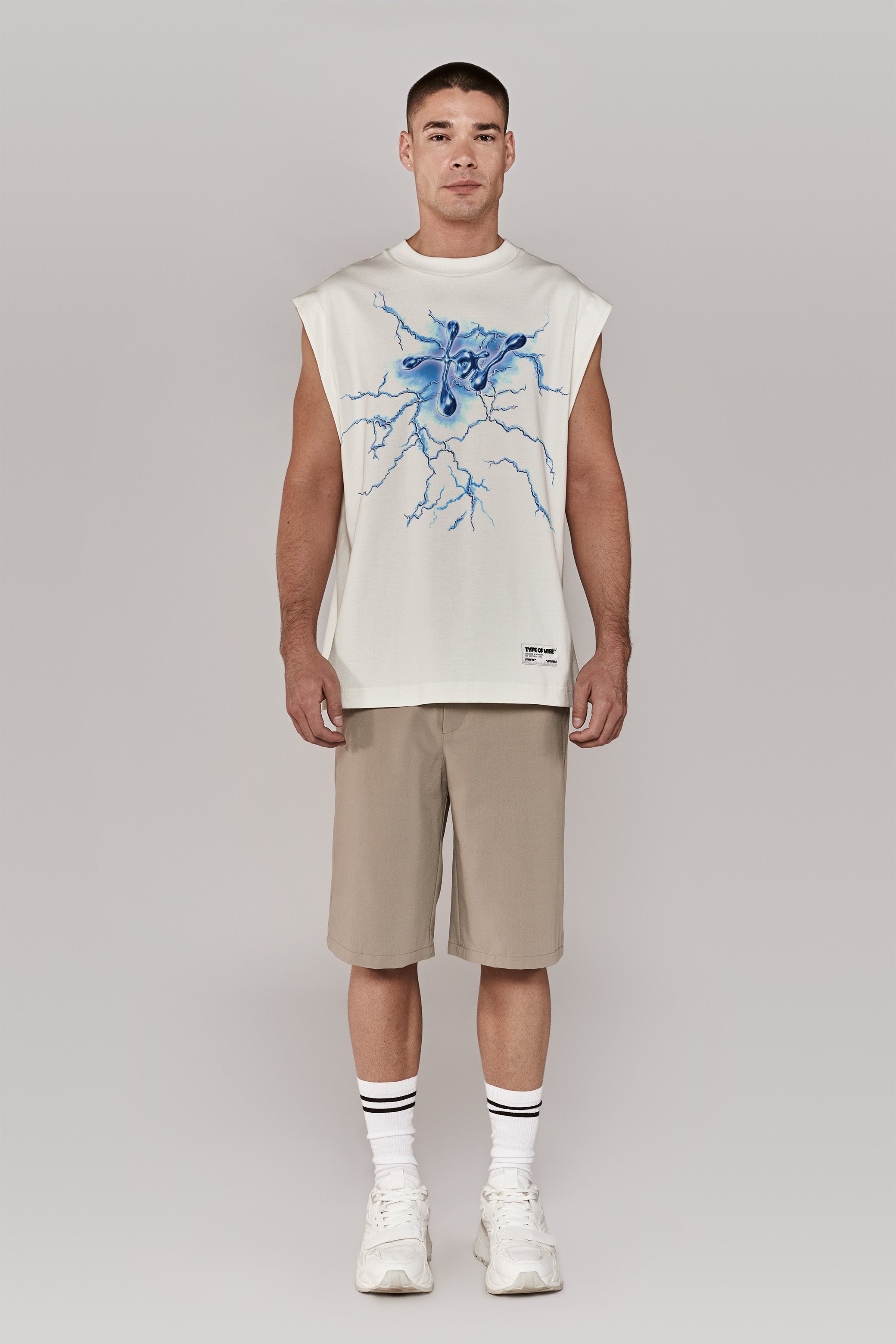 LIGHTNING TANK / CREAM