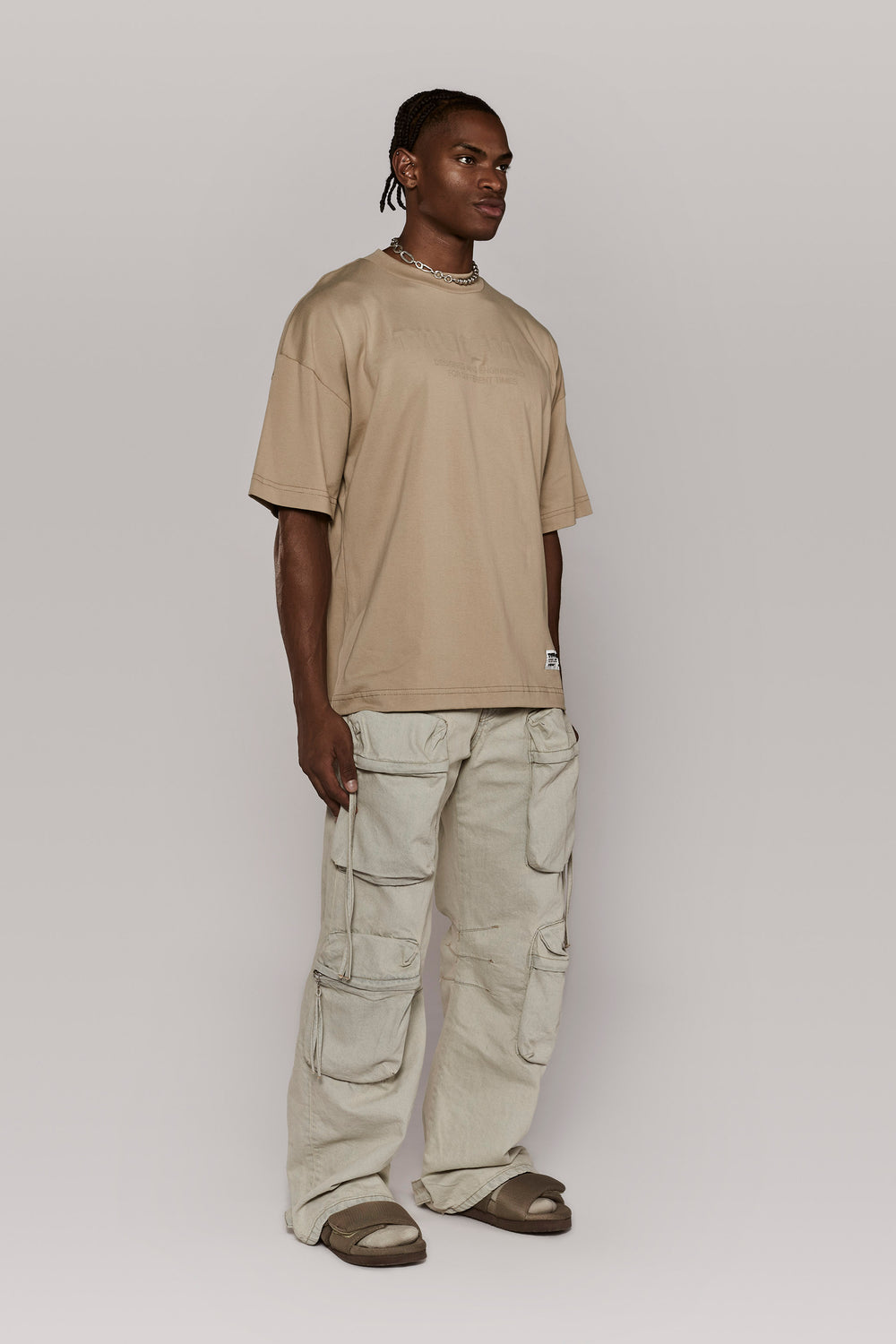 TYPE OF VIBE DT T-SHIRT / CAMEL