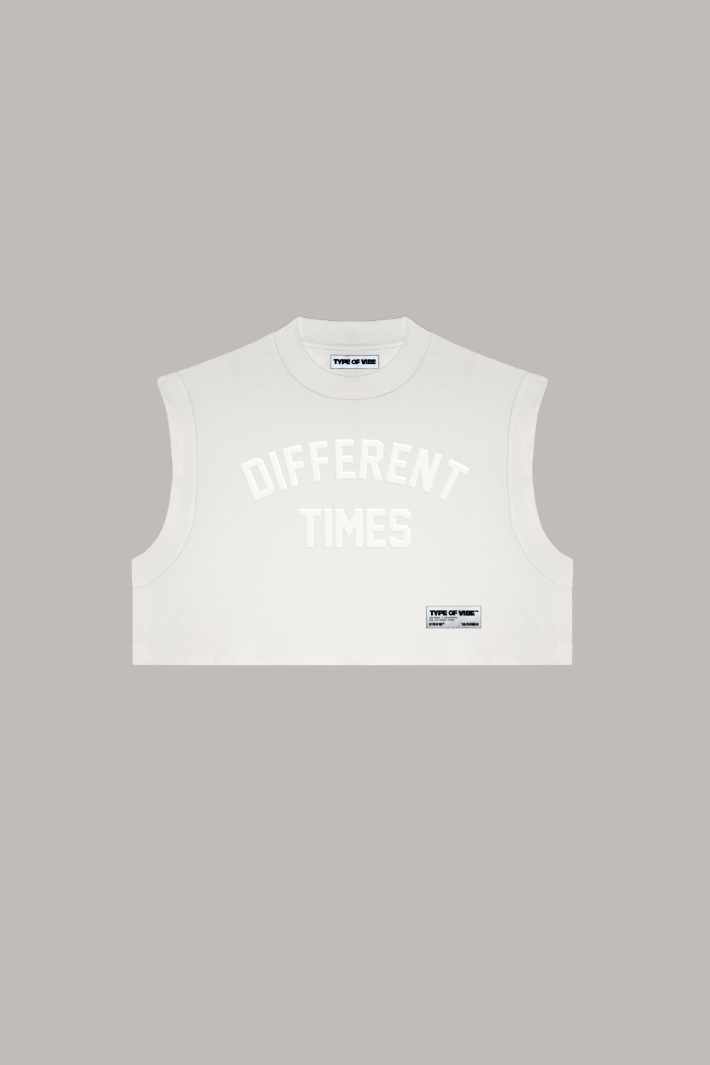 DIFFERENT TIMES CROP TOP / CREAM