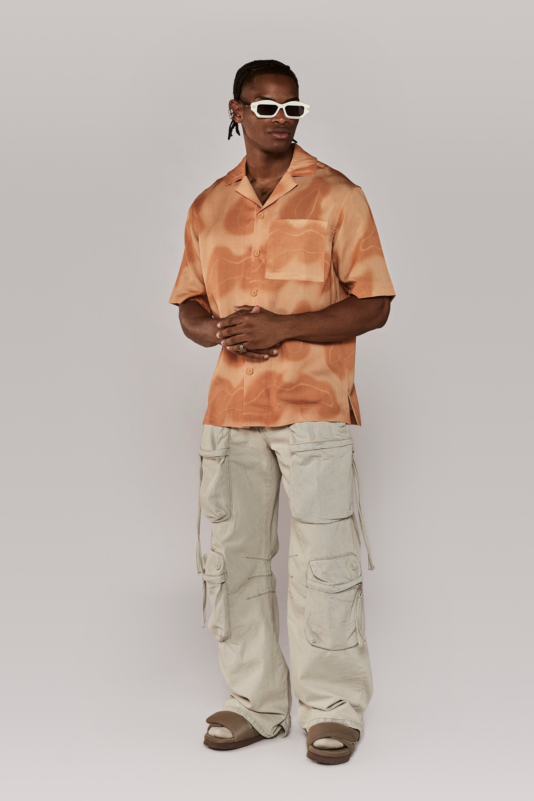 RELAXED FIT SHIRT / CAMO SAVANNA