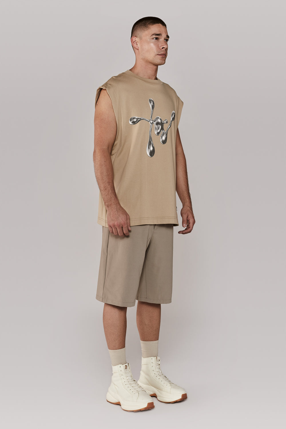 MONOGRAM TANK / CAMEL