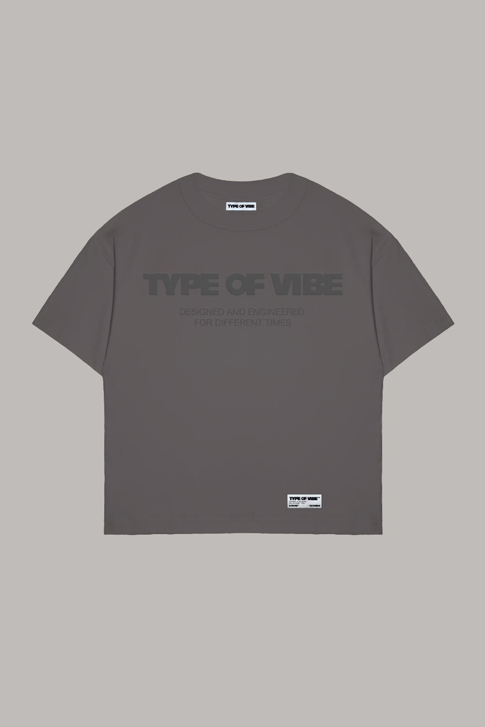 TYPE OF VIBE DT T-SHIRT / GRAY