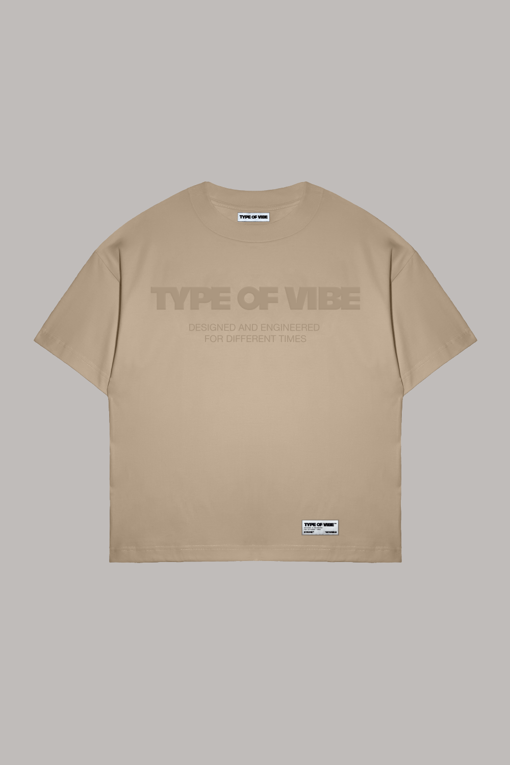 TYPE OF VIBE DT T-SHIRT / CAMEL